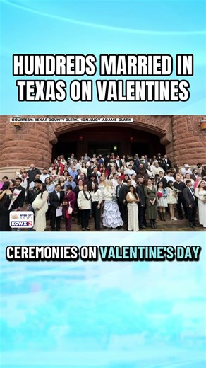 Hundreds Wed at San Antonio Valentine’s Mass Wedding Ceremony