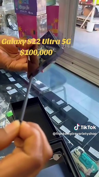 🔥 SAMSUNG GALAXY S22 ULTRA — NOW ONLY $100,000! 🔥 Looking for a powerful Samsung with that premium Ultra experience? 📱✨ The Samsung Galaxy S22 Ultra 5G is available now at FRANK EMPIRE VARIETY STORE! ✅ 128GB Storage ✅ Phantom Black, Green, Burgundy ✅ S Pen Included ✍️ ✅ Comes in Box 📦 ✅ 5G Connectivity ✅ Stunning Ultra display ✅ Powerful camera system ✅ Premium flagship design Price: $100,000! 📍 LOCATION: Lane 7 Stall 19, New Vendors Mall Water Street, opposite Republic Bank Georgetown, Guy