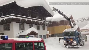 51K views · 332 reactions | Heavy snowfall in the Austrian Alps has been deadly the last few days. At least 5 people have been killed and thousands are trapped in the mountains. | AccuWeather | Facebook