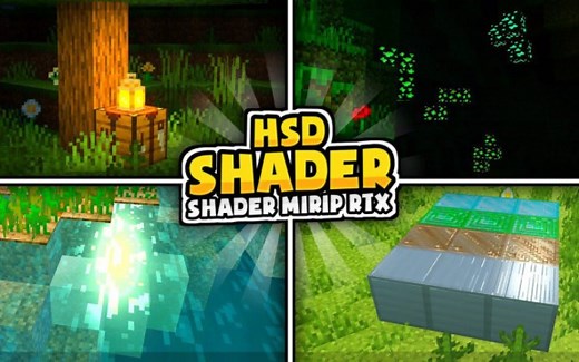 ［我的世界］国际基岩版 一款可支持1.20的优质低配光影！HSD Shader