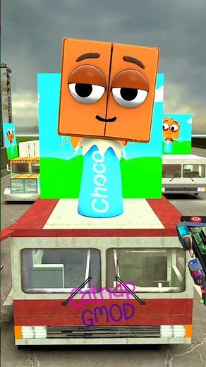 Freeway 2D 3D Sprunki OC Claire and Azuri phases evolution in Gmod #oc #sprunki #gmod #phases