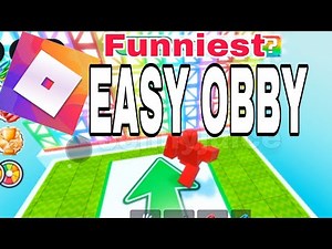 FUNNIEST EASY OBBY🟡🌈 #roblox #obby #funniesteasyobby