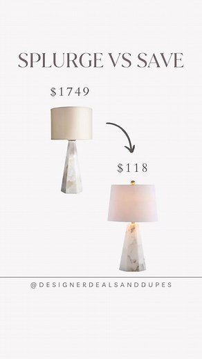 5.1K views · 18 reactions | This Arhaus inspired marble lamp is...