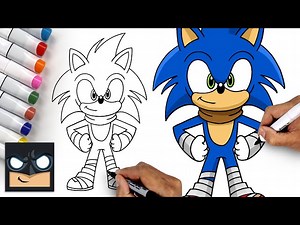 How To Draw Sonic the Hedgehog | Sonic Boom - Videos For Kids