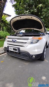 The Ford Explorer getting the biggest and brightest LED as an upgrade, the XHP90 LED with 26k lumens and 110 watts of power. #ledlightsph | LED Lights Ph
