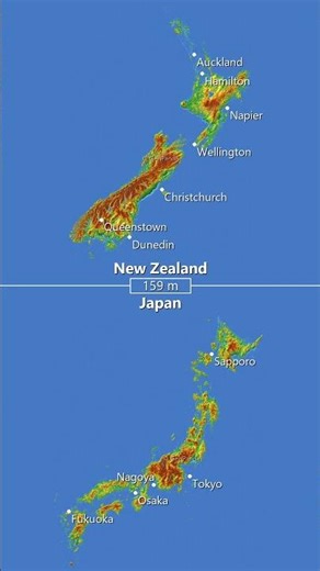 New Zealand will win, right? New Zealand 🇳🇿 vs Japan 🇯🇵! 🌊🌊#geography #mapbattle #newzealand #japan