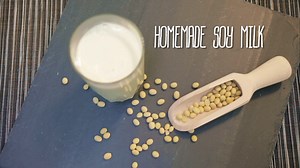 Soy Milk recipe for vegans & health conscious..