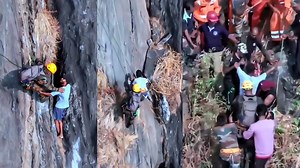 123K views · 5.6K reactions | Indian Army-க்கு Hatsoff  பலநூறு அடி கீழே மலைப்பாறையில் சிக்கிய இளைஞரை காப்பாற்றிய Video | Behindwoods | Facebook