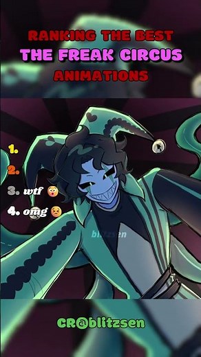 Ranking the best freak circus #thefreakcircus #freakcircus #tfc #jester #pierrot