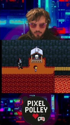 lets all hang out undertale game play pixel polley