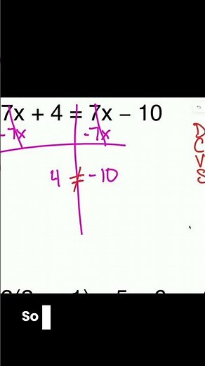 When an Equation Has No Solution (Quick Algebra Example)