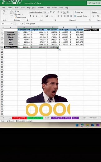 One of the best Excel hacks around ➕ #learnexcel #spreadsheet #exceltips #exceltricks #officetips #techtips #Excel #MicrosoftExcel #tutorial