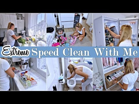 EXTREME SPEED CLEAN WITH ME / Clean With Me
