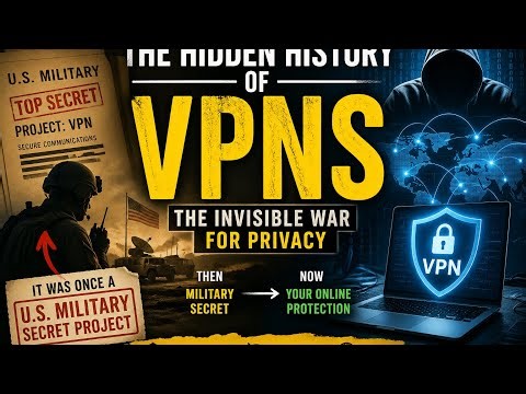 The Hidden History of VPNs (It Started as a Military Secret 🤯)