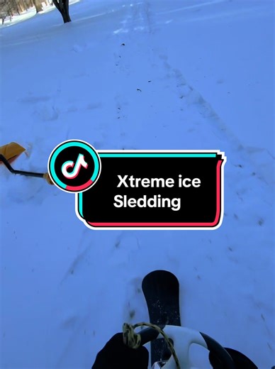 SnowRacer Adventure on My Backyard Slope