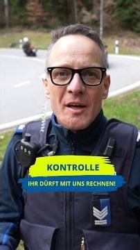 Wir sagen wo wir demnächst eine Kontrolle durchführen...