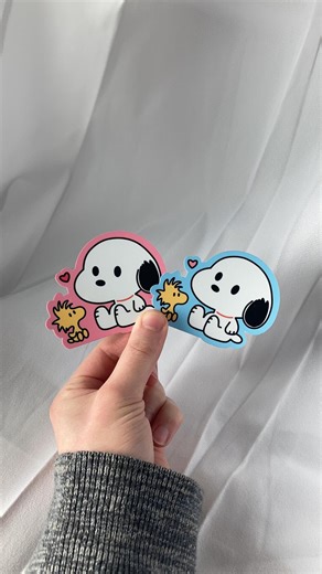 Cute Dog & Bird Sticker | - Etsy