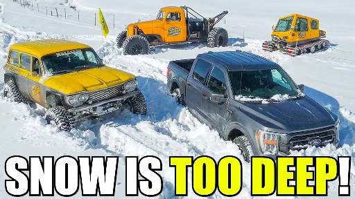 IMPOSSIBLE Snow Recovery! If You Know of a Big Job, Abandoned Car, Crashed Plane, tell us about it using the link below! https://morrrescue.com/ | Matt's Offroad Recovery