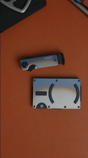 Burnt Titanium MagSafe Wallet + Ridge Key Case = The ultimate daily driver.