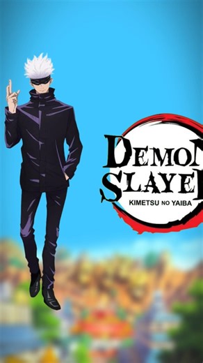 Gojo vs Demon Slayer #shorts #anime #jujutsukaisen #demonslayer