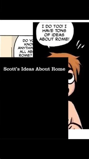 Scott with his Rome idea🤔 #scottpilgrim #scottpilgrimcomic