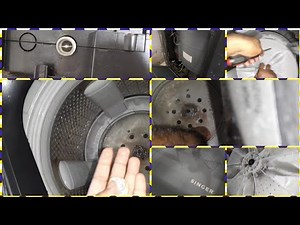 ||Singer washing machine cleaning process||