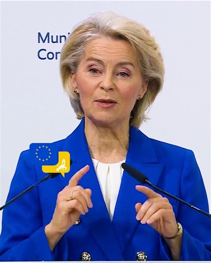 DEBATE: EU Must End Veto Paralysis — #vonderLeyen Calls for Majority Rule at Munich 🇪🇺⚡ At the Munich Security Conference 2026, European Commission President Ursula von der Leyen delivers one of her strongest institutional signals yet — saying Europe must make decisions faster and may need to rely on qualified majority rather than unanimity. In a world shaped by war, geopolitical rivalry and rapid security challenges, she argues that Europe can no longer allow a single country to block collect