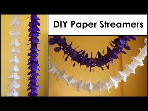 DIY Paper Decorations | Paper Streamers | Easy Paper Craft Ideas