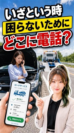 [Emergency] What if your car breaks down right now? Don't forget to check your "Roadside Assistan...