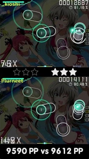 DUEL SHOW _kioshi vs Plurneet - osu! tournament [Map 5] #osu #replay #osugame #stream #streammoments