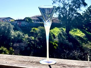 Mikasa Crystal Vogue Alabaster Clear Fluted Champagne Glass Opaline Tulip Shape in New Condition - Etsy