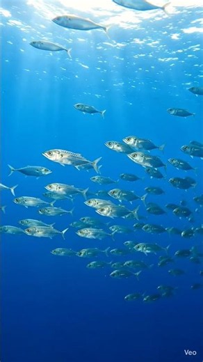 🌊 Deep Ocean Mystery | Amazing Underwater Fish School 🐟🌎 | Real Ocean Life