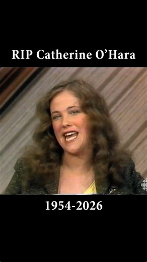 Catherine O'Hara being interviewed on CBC in 1978. O'Hara passed away today at 71. | Old Toronto Series