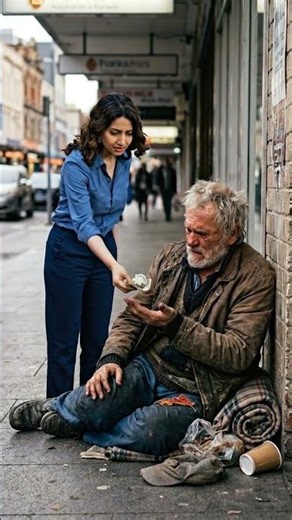 😓Poor Homeless Man Crying on the Street Gets Help from a Kind Rich Woman | Emotional Story
