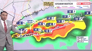 STORM WATCH: Scattered strong storms with winds, heavy downpours on Sunday for Long Island