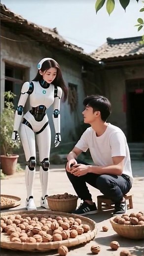 Humanoid Robot 🤖 Helps Boy in Agriculture 🌾 | Future of Farming Begins Now 🚜 | AI Meets Humanity