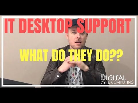 What does an IT Desktop Support, Analyst, Level 2 Technician do?