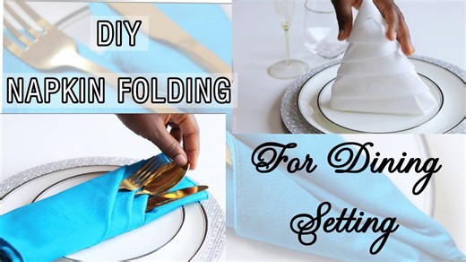 Elegant DIY Napkin Folding Ideas for High-End Dining Tables