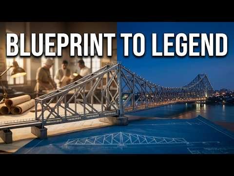 Howrah Bridge From Blueprint to Legend | How was the iconic Howrah Bridge built? #ai #aivideo