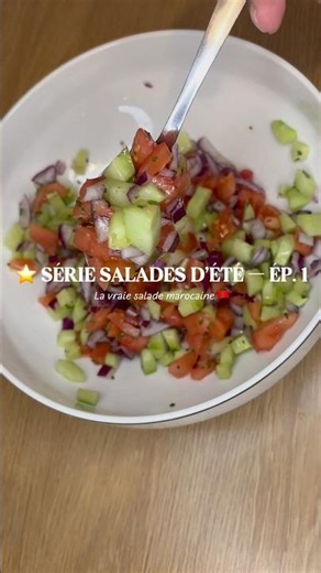 SÉRIE SALADES D'ÉTÉ (Ép. 1) : La vraie Salade Marocaine 🇲🇦 (ASMR)