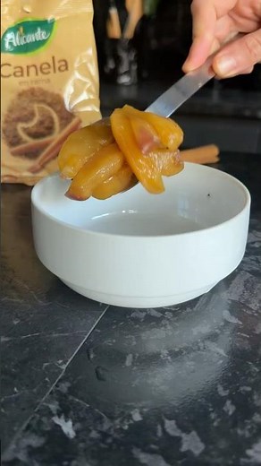 COMPOTA DE MANZANA 🍎 ¡La receta de la abuela! - Alicante #shorts #recetas #compotademanzana