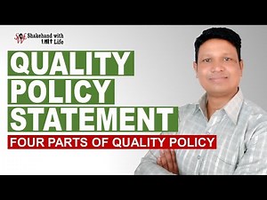 Quality Policy Statement | Quality Statement in TQM | Quality Leadership | Total Quality Management