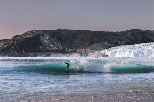Watch Glacier Surfing in Greenland - Wavelength Surf Magazine - since 1981