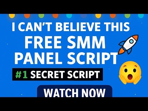 🔥Free SMM Panel Script 2025 | Full Installation + Live Demo🚀