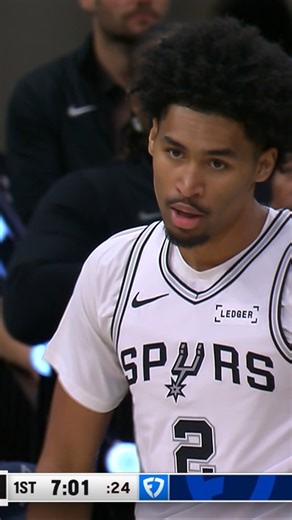 What a home debut for Dylan Harper? 🔥 20 PTS | 6 REB | 8 AST| 2 STL | 8-11 FGM Spurs start 3-0 for the first time since 2019! | NBA