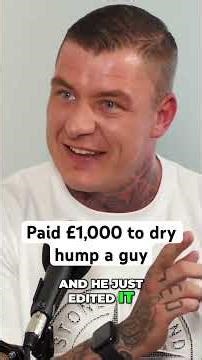 Paid £1,000 to dry hump a guy