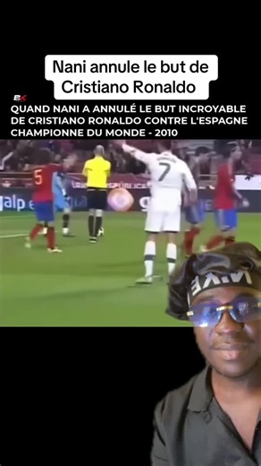 Nani annule le but de Cristiano Ronaldo #cristianoronaldo #nani #portugal🇵🇹 #football