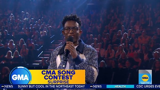 329K views · 483 reactions | Breland helped Chevrolet announce an exciting contest at the CMA Awards - the Chevy E-V song contest! The winner will get the chance to perform at the 50th CMA Fest in 2023. | Good Morning America | Facebook