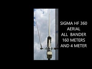 Sigma Hf 360 antenna with 40 and 80 meter radials,👍,,first impressions 🤔🤔,