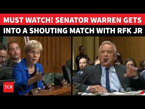 'Just Resign': Warren Clashes With RFK Jr Over Vaccine Access, Kennedy Shouts Right Back